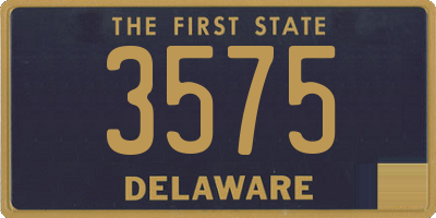 DE license plate 3575