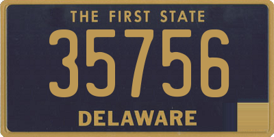 DE license plate 35756