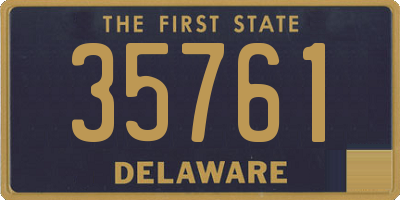 DE license plate 35761