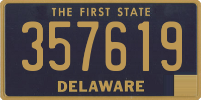 DE license plate 357619