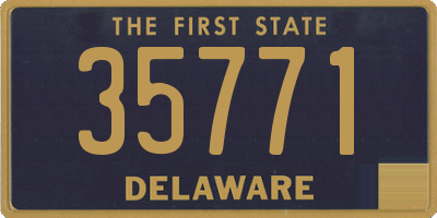 DE license plate 35771