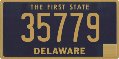 DE license plate 35779