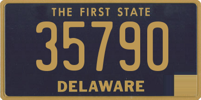 DE license plate 35790