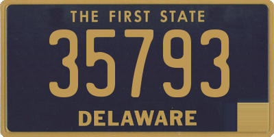 DE license plate 35793