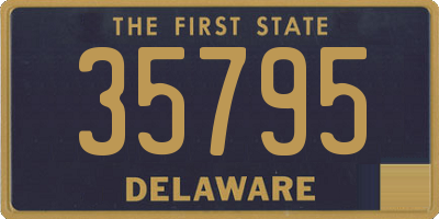 DE license plate 35795