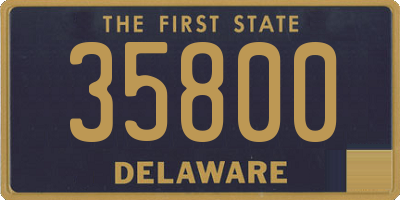 DE license plate 35800