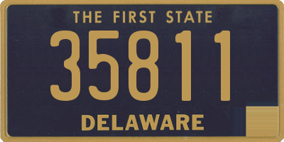 DE license plate 35811
