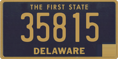 DE license plate 35815