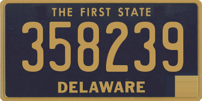 DE license plate 358239