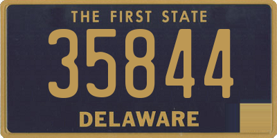 DE license plate 35844