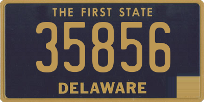 DE license plate 35856