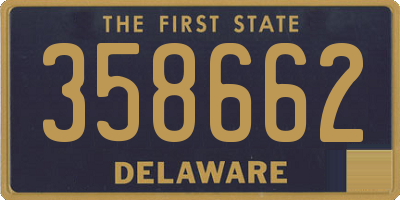 DE license plate 358662