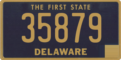DE license plate 35879