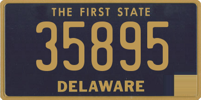 DE license plate 35895