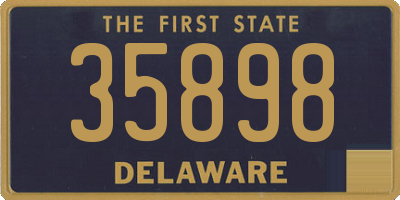 DE license plate 35898