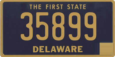 DE license plate 35899