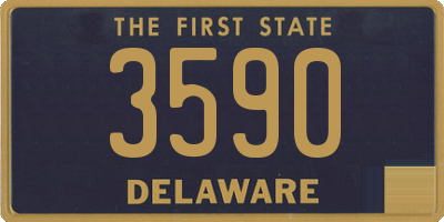 DE license plate 3590