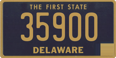 DE license plate 35900