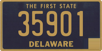 DE license plate 35901