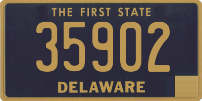 DE license plate 35902
