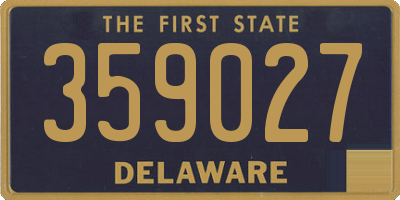 DE license plate 359027