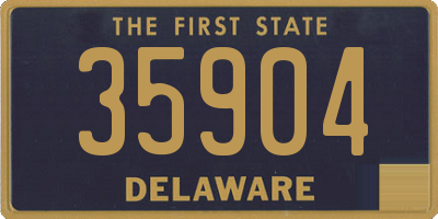 DE license plate 35904