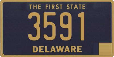 DE license plate 3591