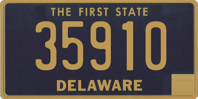 DE license plate 35910