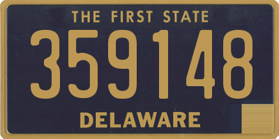 DE license plate 359148