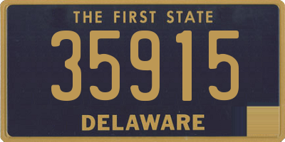 DE license plate 35915