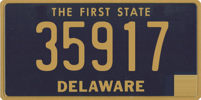 DE license plate 35917