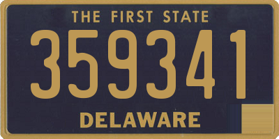 DE license plate 359341