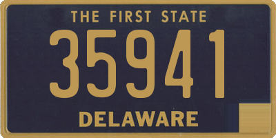 DE license plate 35941