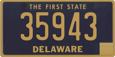 DE license plate 35943
