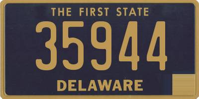 DE license plate 35944
