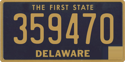 DE license plate 359470