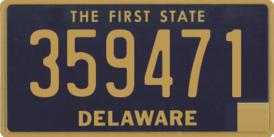 DE license plate 359471