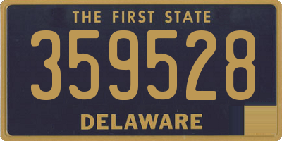 DE license plate 359528
