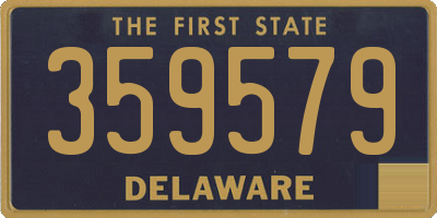 DE license plate 359579