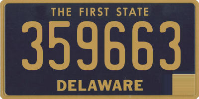 DE license plate 359663