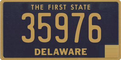 DE license plate 35976