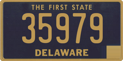 DE license plate 35979