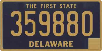 DE license plate 359880