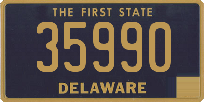 DE license plate 35990