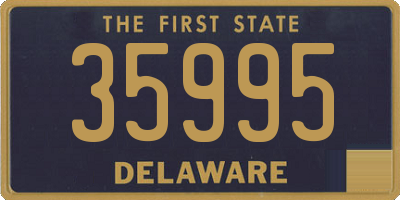DE license plate 35995