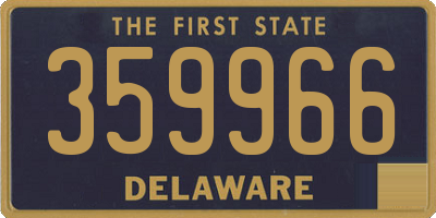 DE license plate 359966