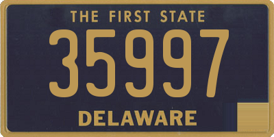 DE license plate 35997