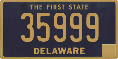 DE license plate 35999