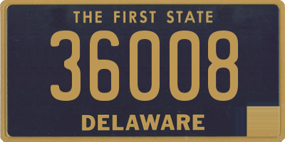 DE license plate 36008