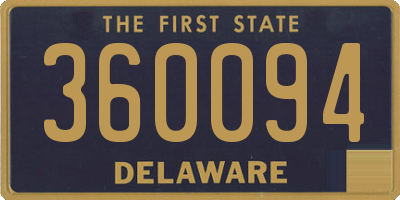 DE license plate 360094